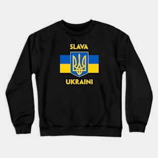 SLAVA UKRAINI TRIDENT GLORY TO UKRAINE SUPPORT UKRAINE PROTEST PUTIN Crewneck Sweatshirt